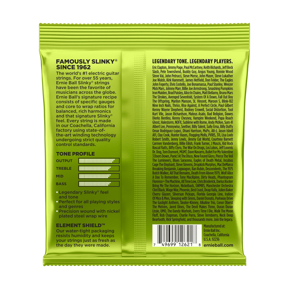Ernie Ball P02621 REGULAR SLINKY 7-STRING NICKEL WOUND ELECTRIC GUITAR STRINGS - 10-56 GAUGE