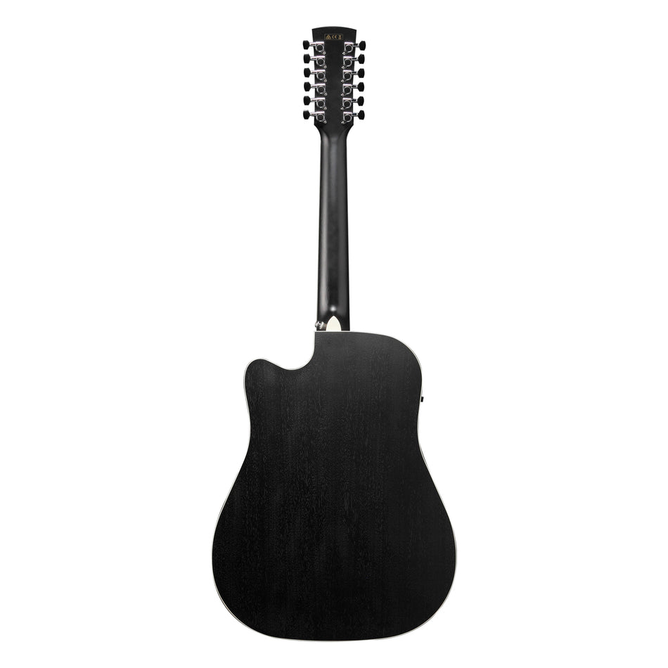 IBANEZ AW8412CE-WK ELECTRIC AC. GUITAR 12 STR