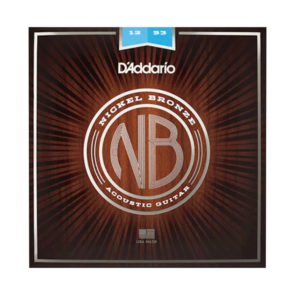 DADDARIO NB1253 SET AC GTR NICKEL BRONZE LITE