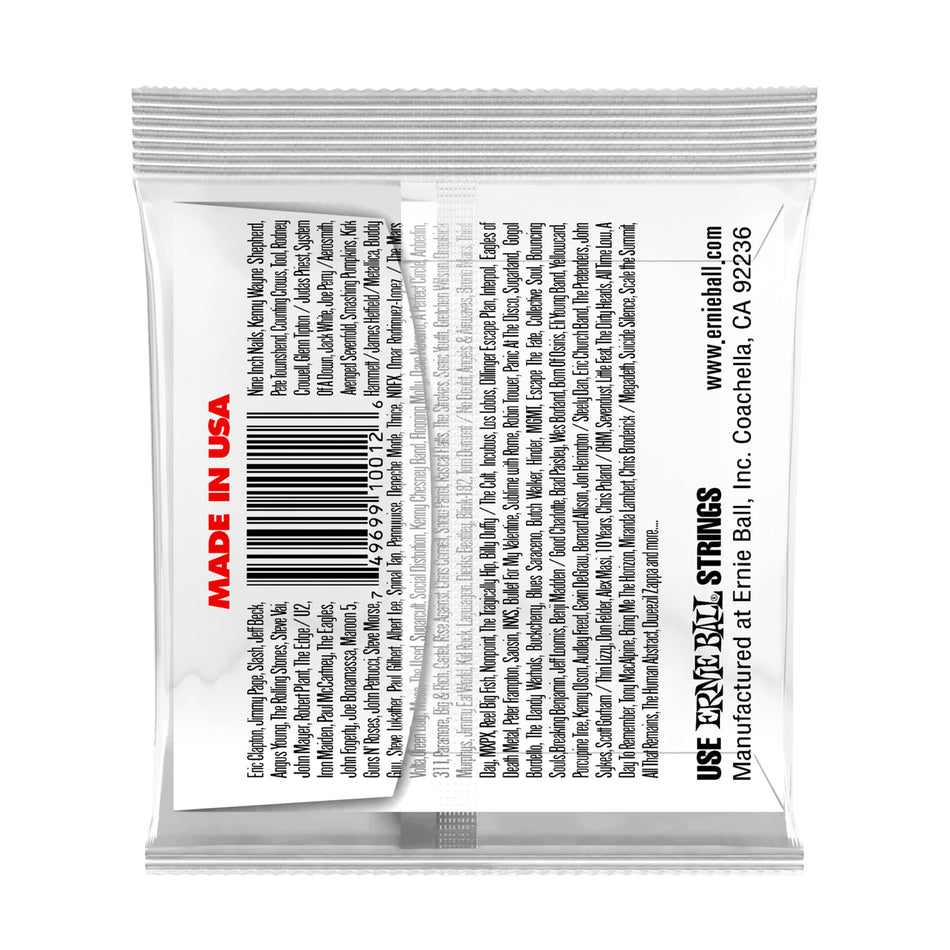 Ernie Ball P01011 .011 PLAIN STEEL ELECTRIC OR ACOUSTIC GUITAR STRINGS 6 PACK