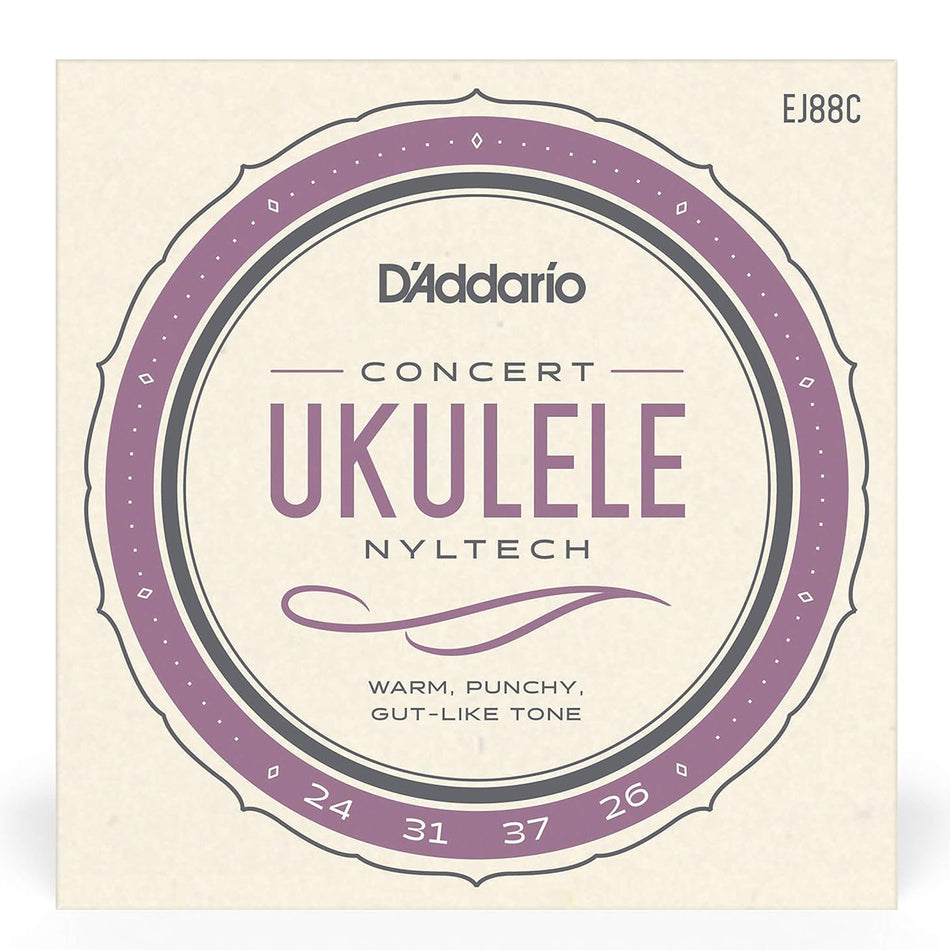 DADDARIO EJ88C SET CONCERT NYLTECH UKULELE