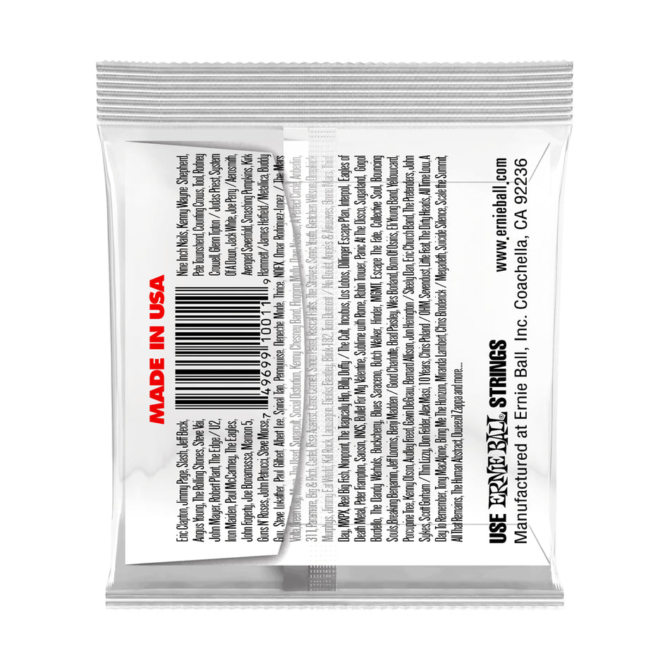 Ernie Ball P01010 .010 PLAIN STEEL ELECTRIC OR ACOUSTIC GUITAR STRINGS 6 PACK
