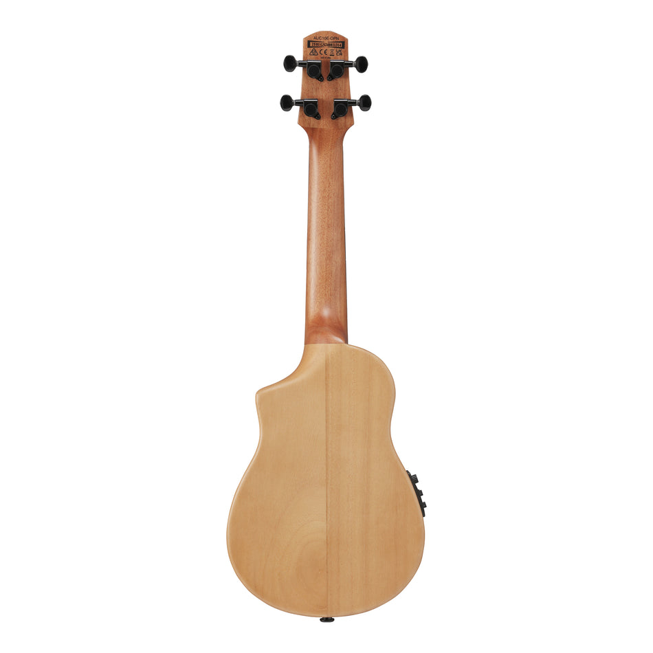 Ibanez AUC10E-OPN Cutaway Acoustic Electric Ukulele - Open Pore Natural