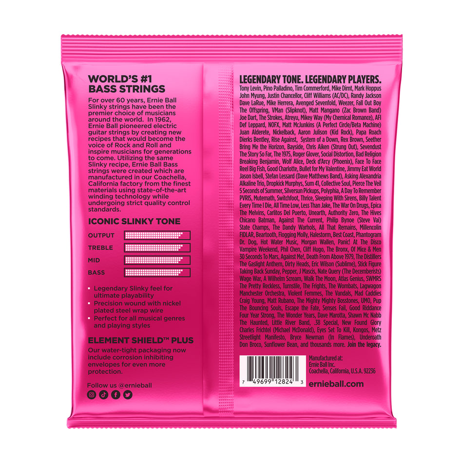 Ernie Ball P02824 SUPER SLINKY 5-STRING NICKEL WOUND ELECTRIC BASS STRINGS - 40-125 GAUGE