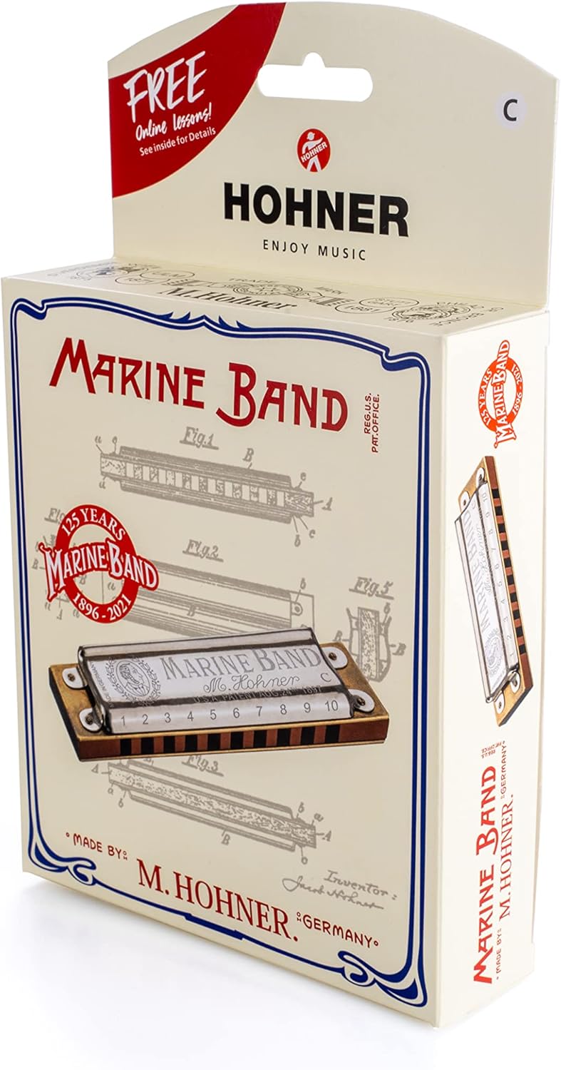 Hohner 125th ANNIVERSARY MARINE BAND C BOX