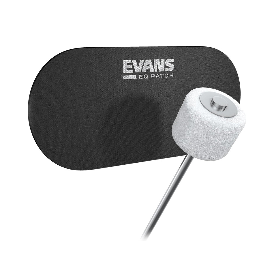EVANS EQPB2 BLK NYLN BD PTCH 2-PEDAL (X2)