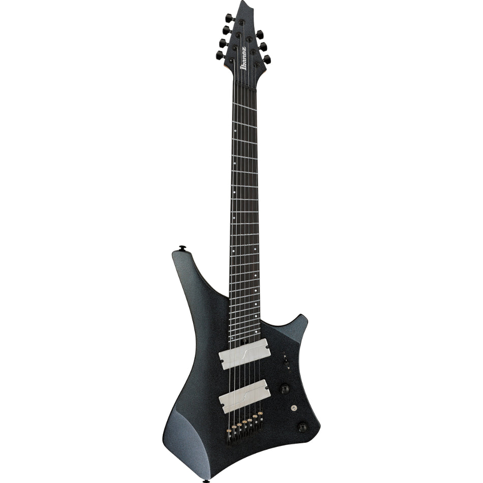 Ibanez A527-IPT 7 String Electric Guitar with Bag Iron Pewter - front view - Harmony House Dubai