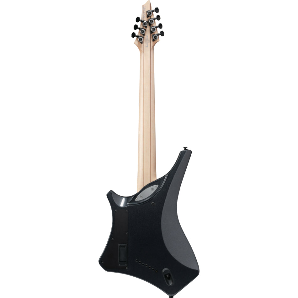 Ibanez A527-IPT 7 String Electric Guitar with Bag Iron Pewter - side profile view - Harmony House Dubai