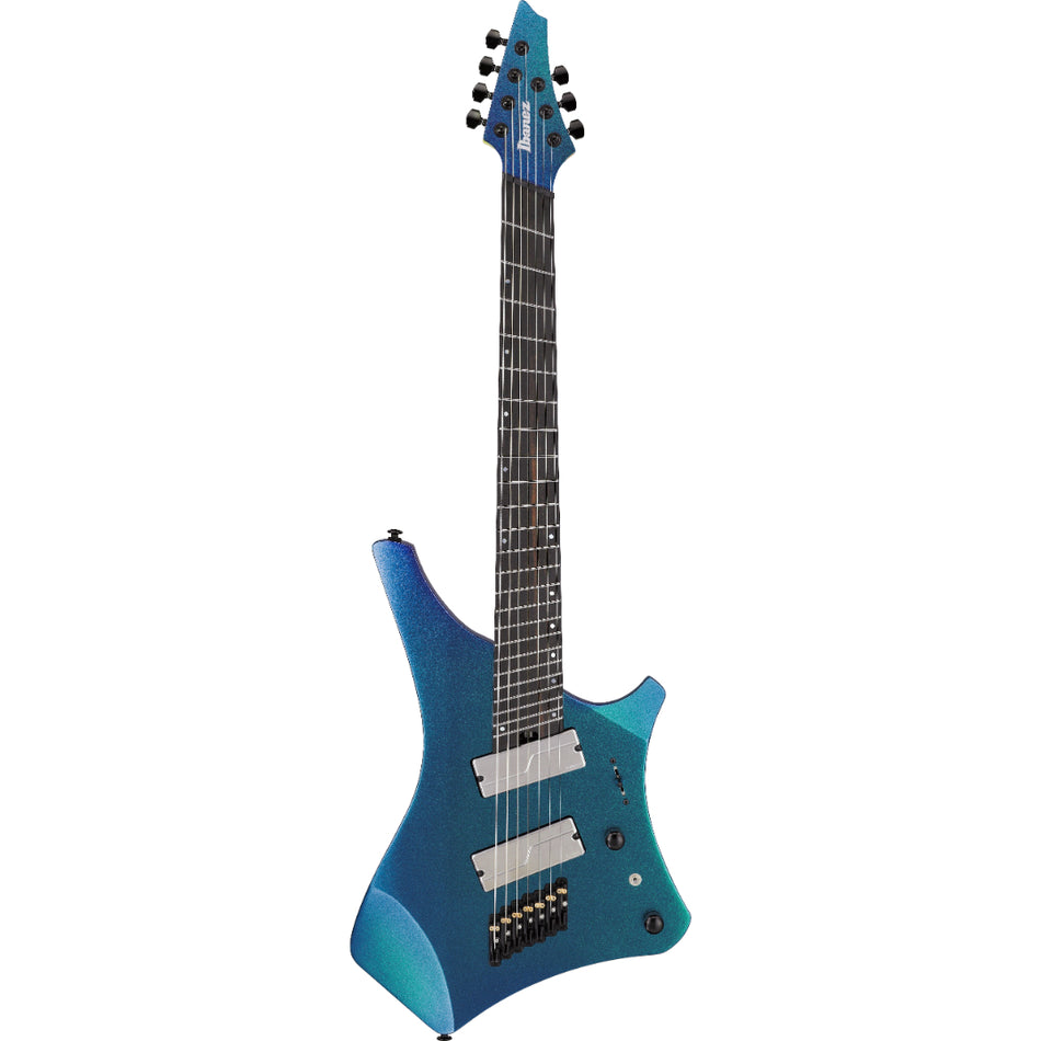 Ibanez A527-NSH 7 String Electric Guitar With Gig Bag Nebula Shift - front view - Harmony House Dubai