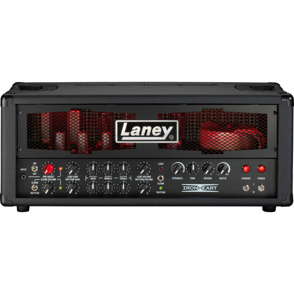 Laney Ironheart BCC-IRT120H All Tube Guitar Head 120W - front view - Harmony House Dubai