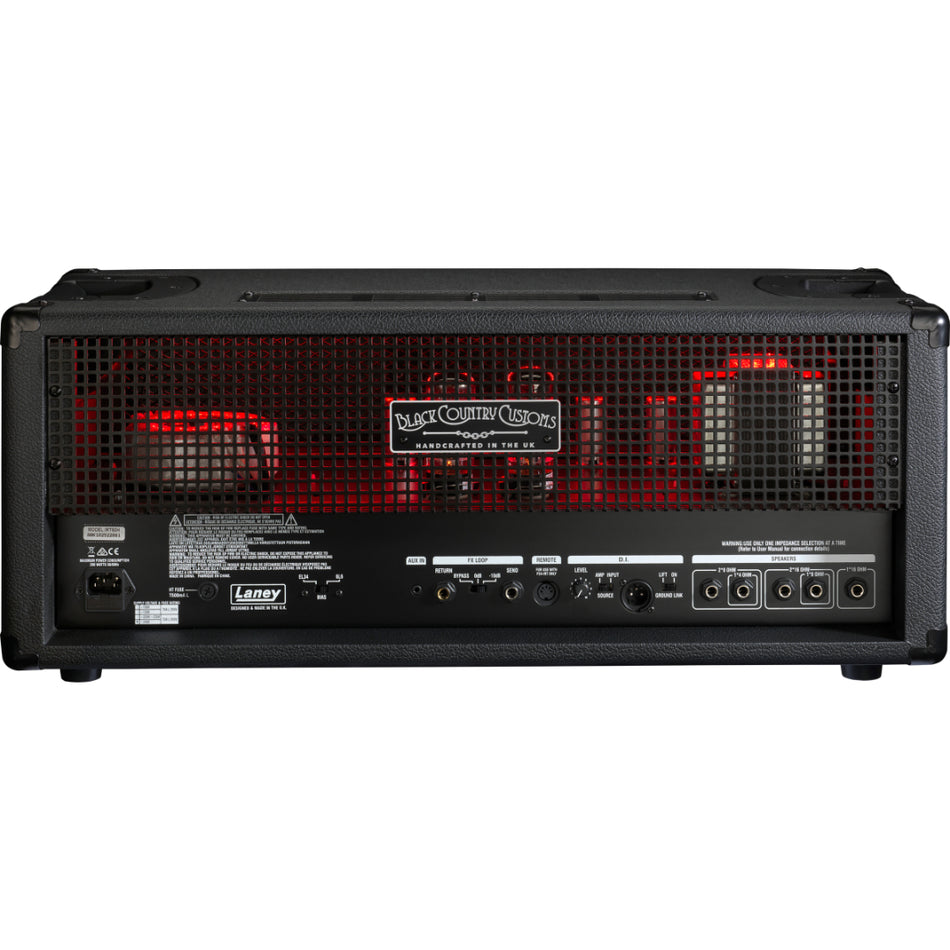 Laney Ironheart BCC-IRT60H All Tube Guitar Head 60W - side profile view - Harmony House Dubai