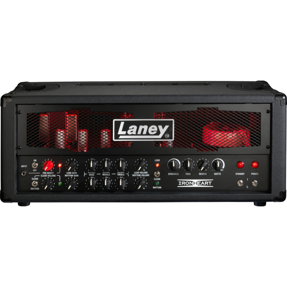 Laney Ironheart BCC-IRT60H All Tube Guitar Head 60W - front view - Harmony House Dubai