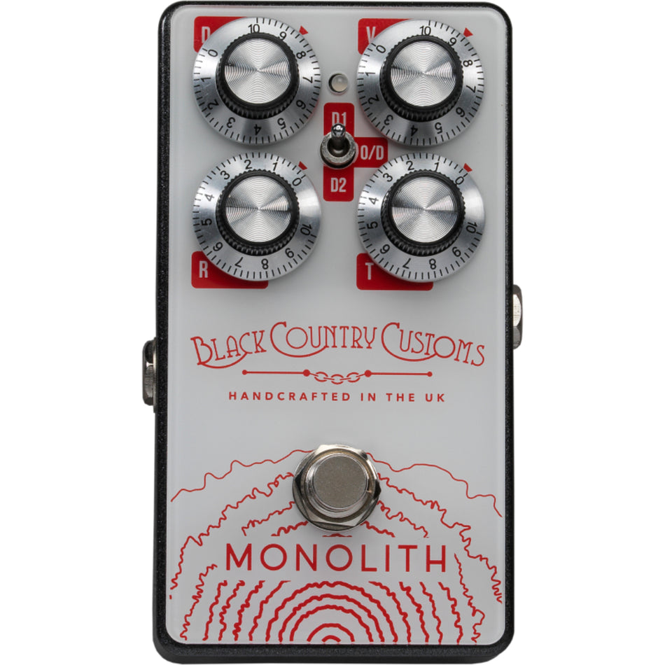 Laney BCC-Monolith Boutique Effect Pedal Distortion - front view - Harmony House Dubai
