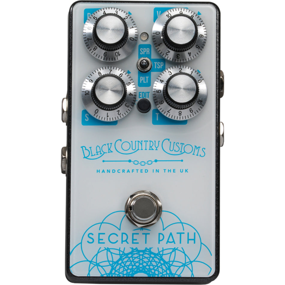 Laney BCC-Secretpath Boutique Effect Pedal Reverb Shimmer - front view - Harmony House Dubai