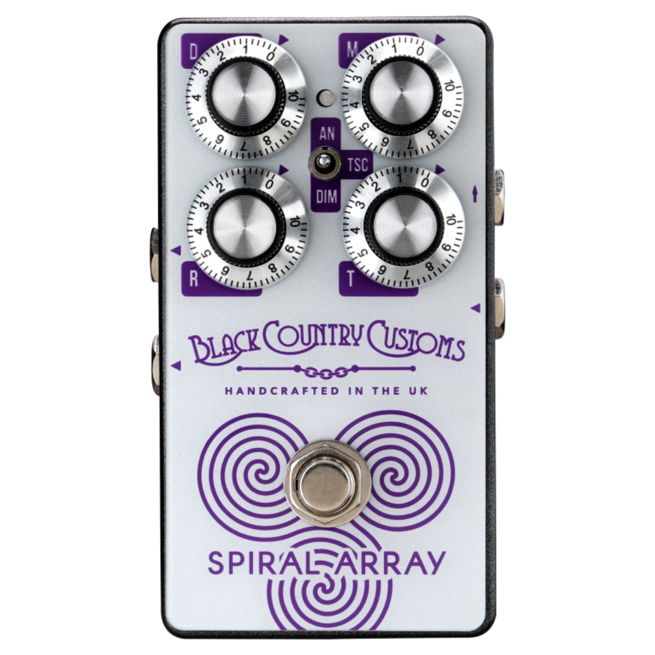 Laney BCC-Spiral Array Boutique Effect Pedal Chorus - front view - Harmony House Dubai