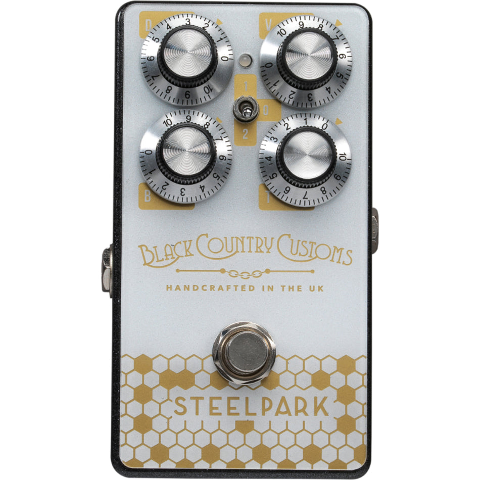 Laney BCC-Steelpark Boutique Effect Pedal Boost - front view - Harmony House Dubai