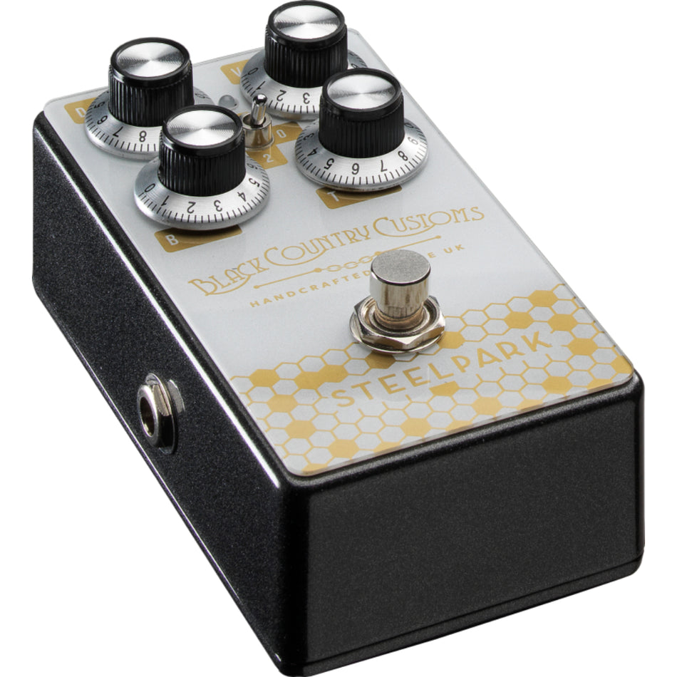 Laney BCC-Steelpark Boutique Effect Pedal Boost - side profile view - Harmony House Dubai