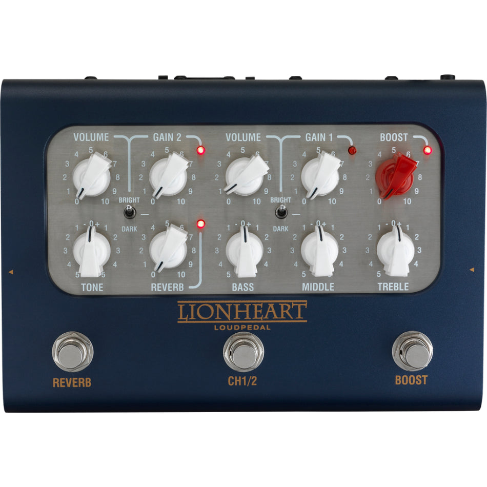 Laney BCC Loudpedal LTQ Boutique Guitar Amplifier Pedal 60W Tom Quayle - front view - Harmony House Dubai