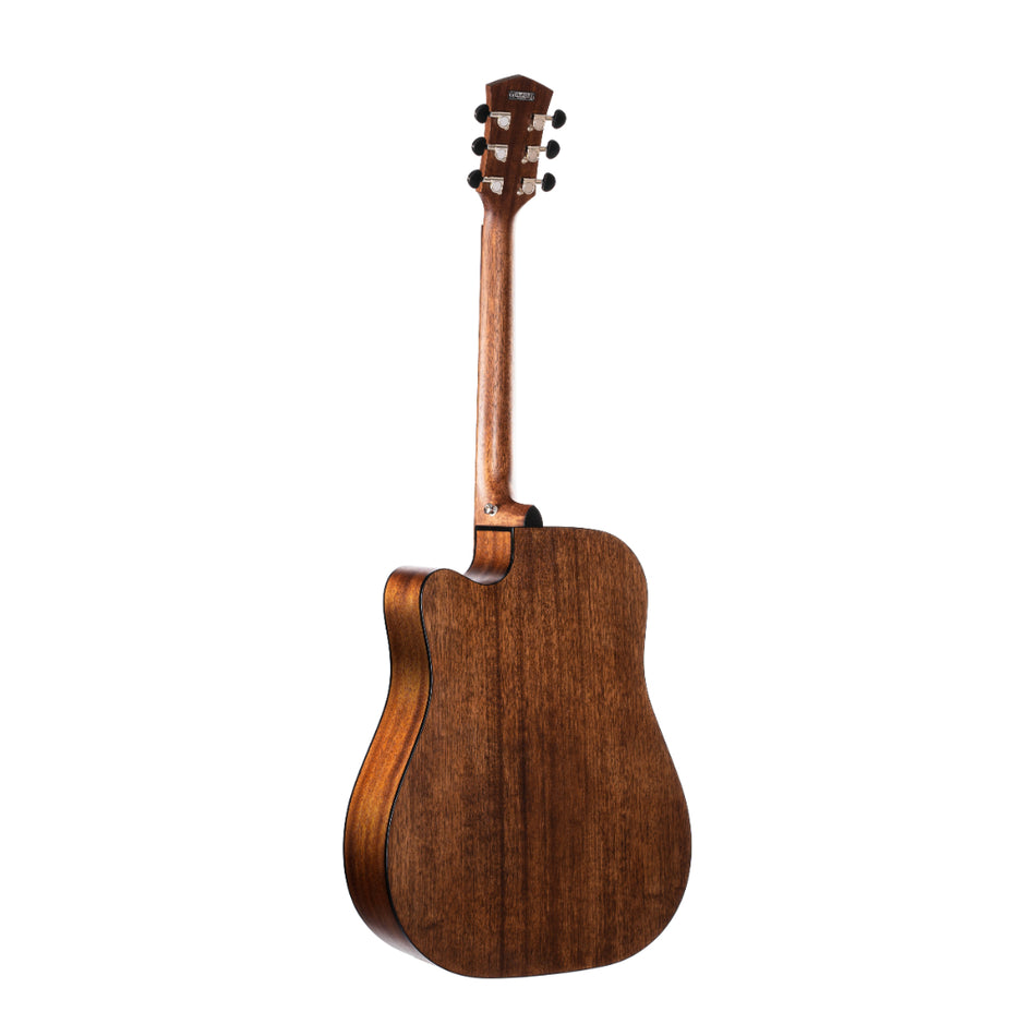 Cort CORE-DC AMH OPBB Electric Acoustic Guitar with Case | Open Pore Black Burst