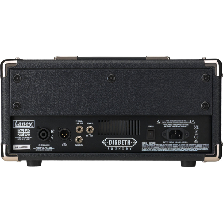 Laney Digbeth Foundry DBF200H - 200W Bass Amplifier Head