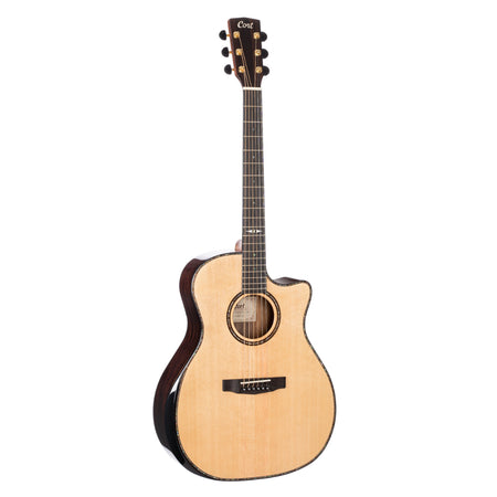 Cort GA-PF Bevel electric acoustic guitar in Natural Gloss - front view - Harmony House Dubai