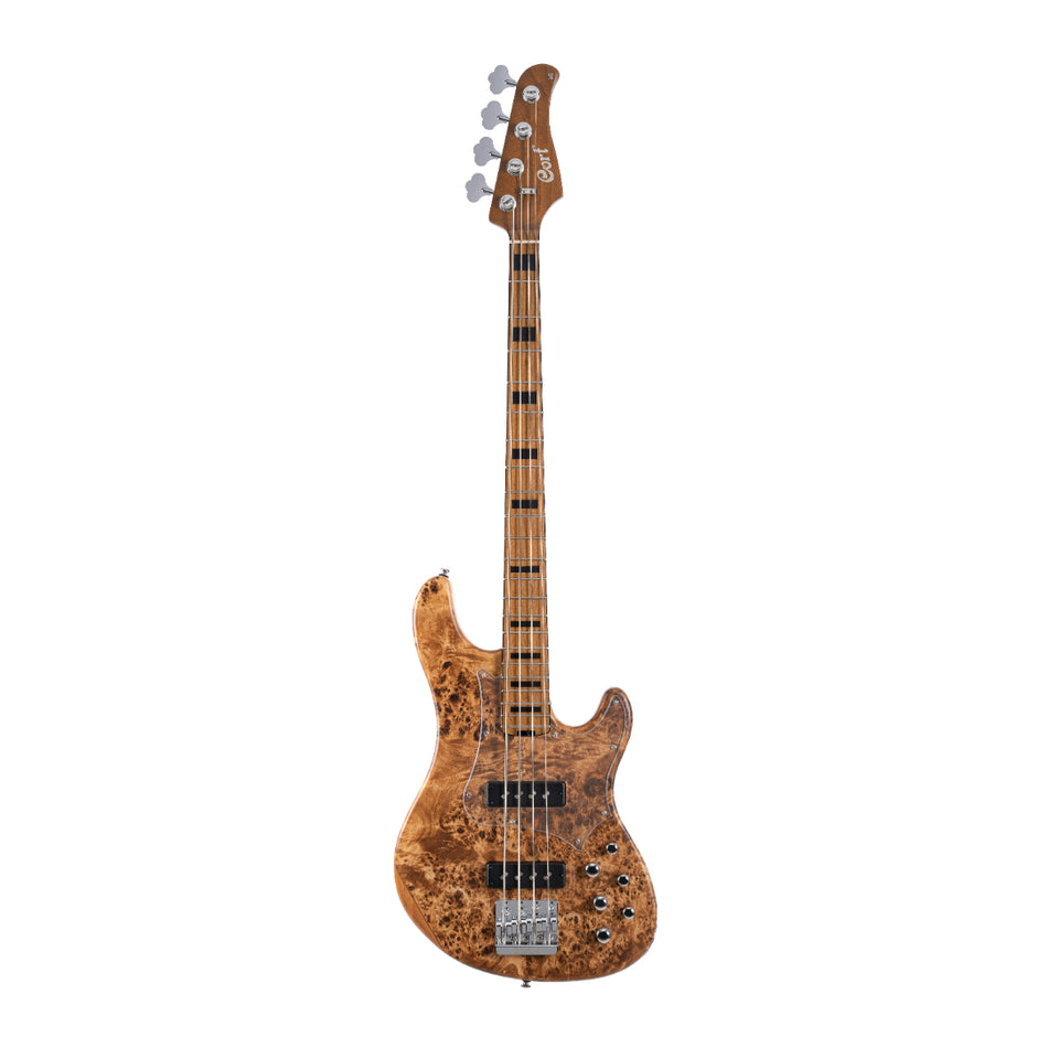 Cort GB-MODERN 4 W/CASE-OPVN 4-String Electric Bass Guitar | Open Pore Vintage Natural