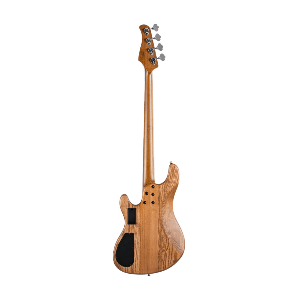 Cort GB-MODERN 4 W/CASE-OPVN 4-String Electric Bass Guitar | Open Pore Vintage Natural