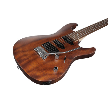 Ibanez GSA60-WNF Electric Guitar Walnut Flat - neck and fretboard detail - Harmony House Dubai