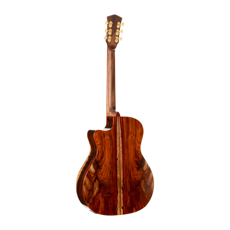 Cort GOLD-A10 COCOBOLO Electric Acoustic Guitar with Case | Natural Gloss