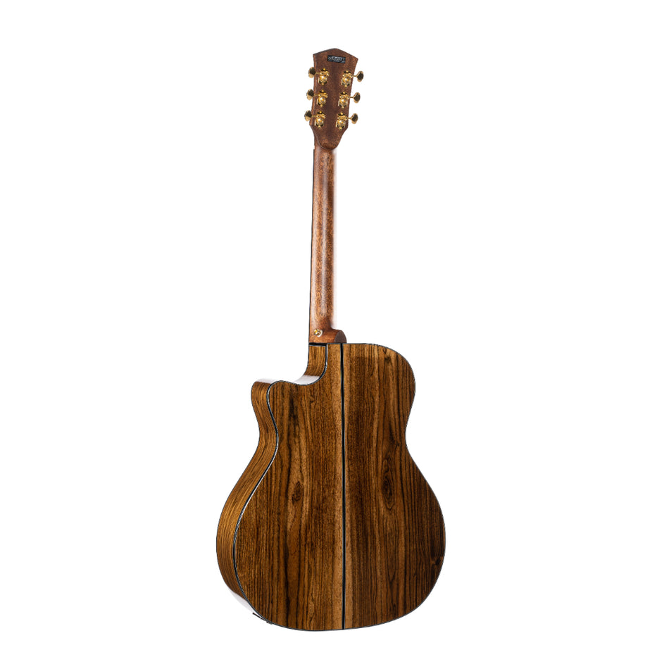Cort Gold-OC6 Bocote NAT Electric Acoustic Guitar with Case | Natural Gloss