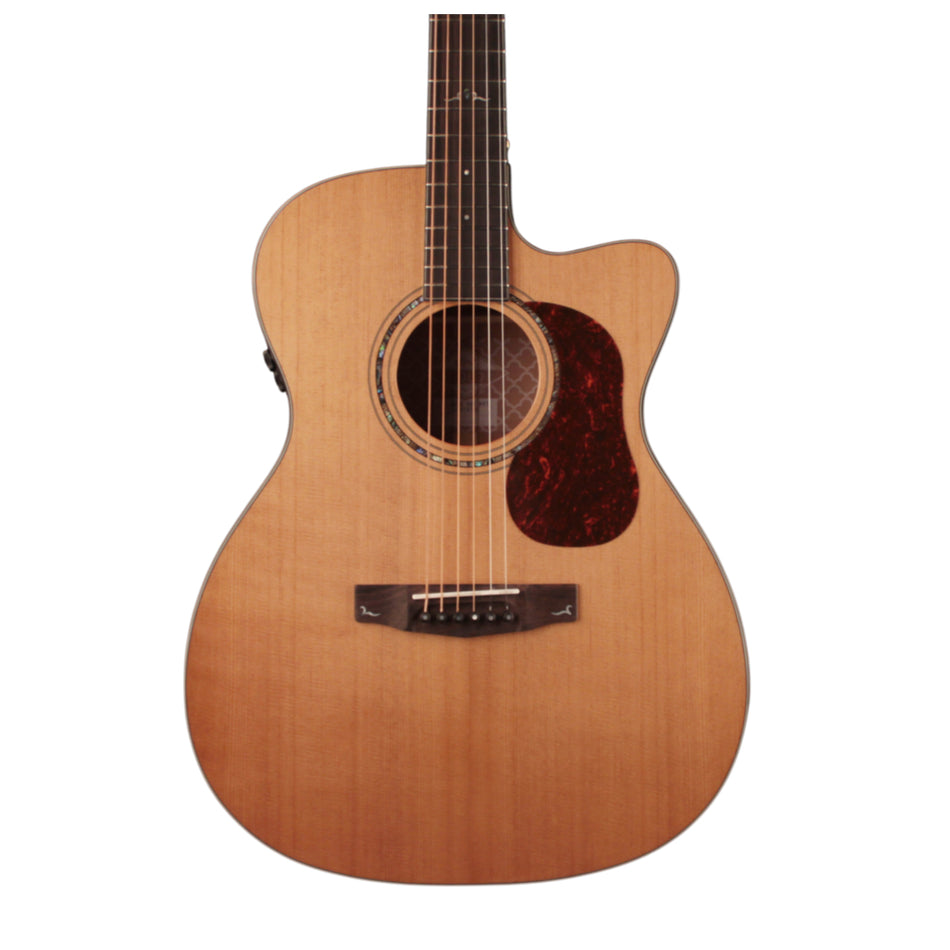 Cort Gold-OC6 NAT Electric Acoustic Guitar with Case | Natural Gloss