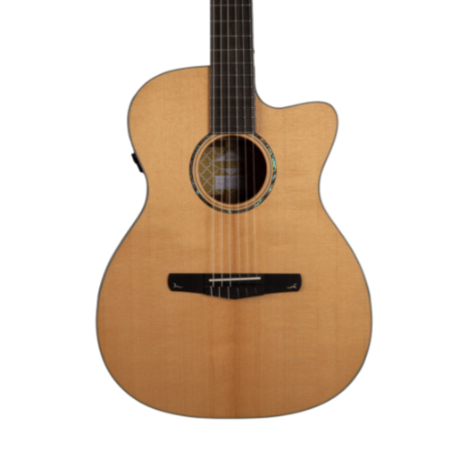 Cort GOLD-OC8 Nylon NAT Electric Classical Guitar with Case | Natural Gloss