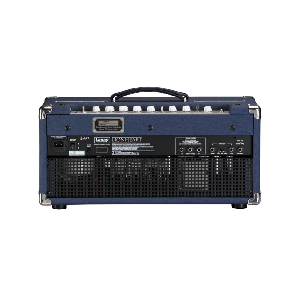 Laney Lionheart L20H All Tube Guitar Head - side profile view - Harmony House Dubai