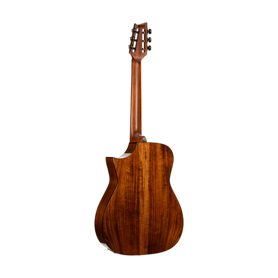 Cort Luxe Nylon BR Classical Guitar with Case | Brown Black Burst
