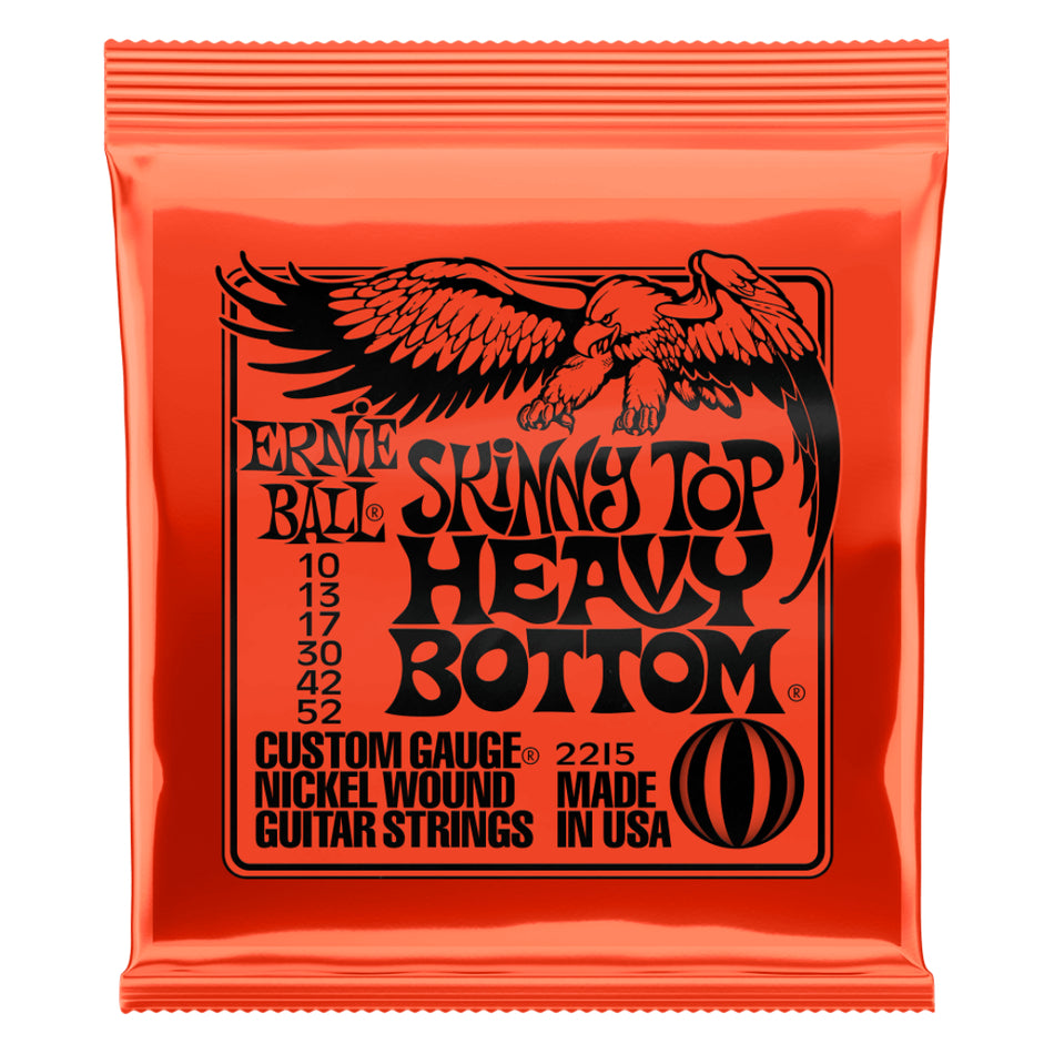 Ernie Ball P02215 Skinny Top Heavy Bottom Slinky Electric Guitar Strings | 10-52 Gauge