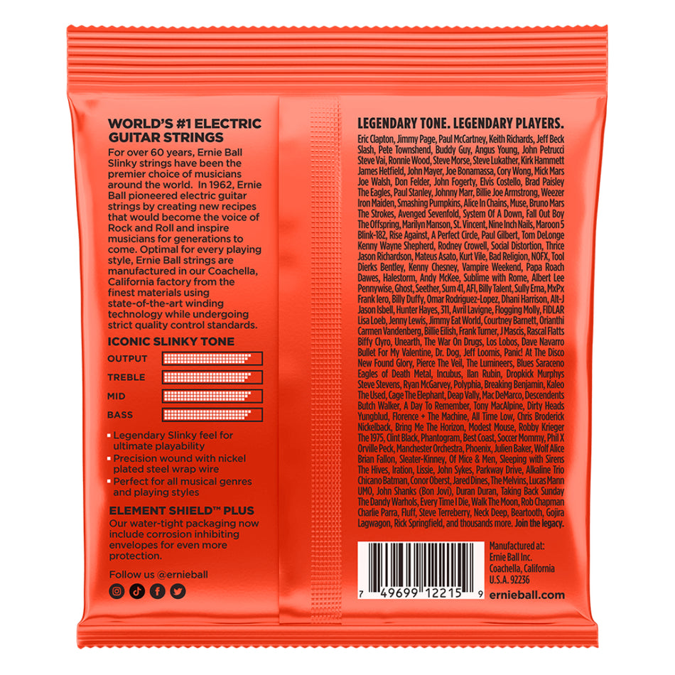 Ernie Ball P02215 Skinny Top Heavy Bottom Slinky Electric Guitar Strings | 10-52 Gauge