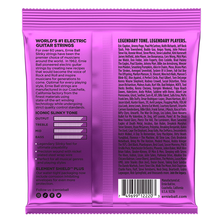 Ernie Ball P02220 Power Slinky Nickel Wound Electric Guitar Strings | 11-48 Gauge