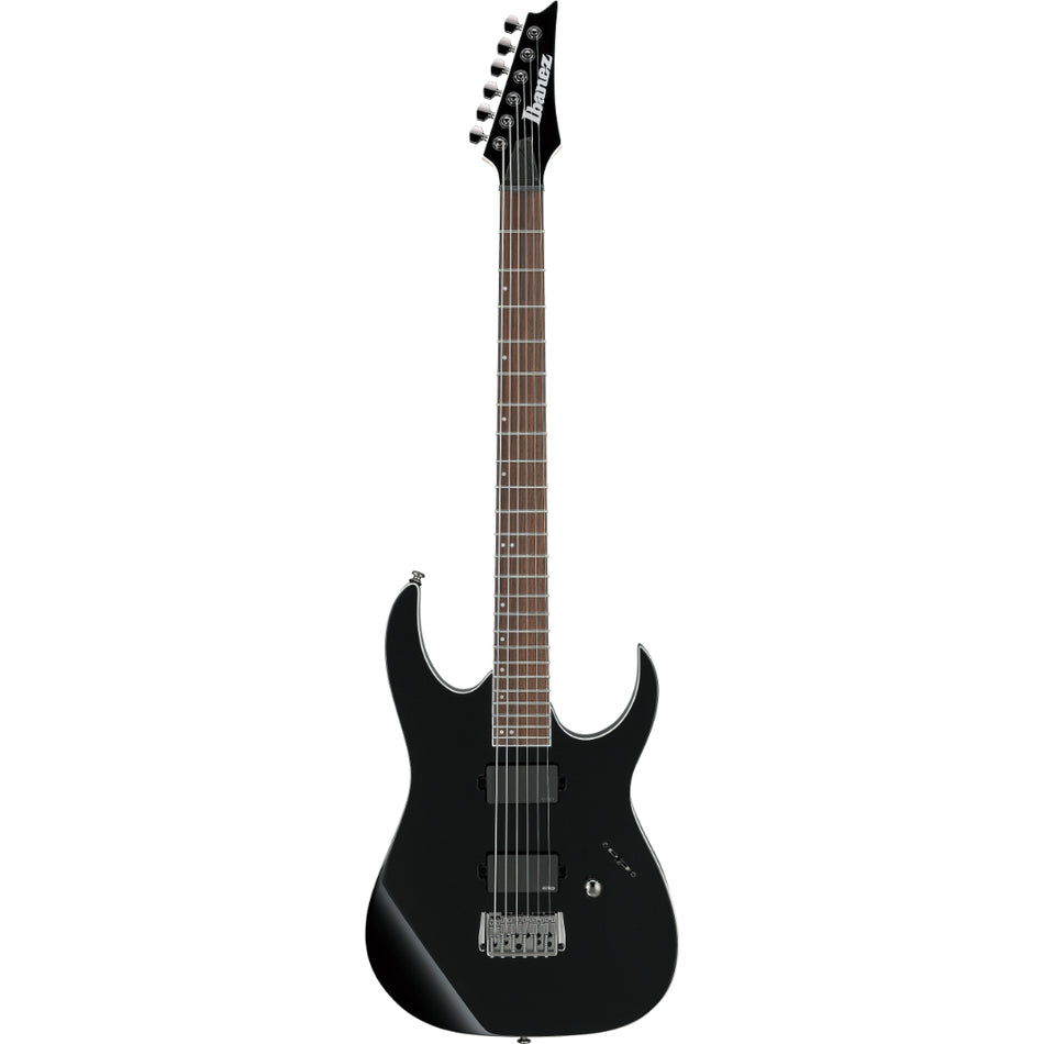 Ibanez RGIB21-BK Electric Guitar Black - front view - Harmony House Dubai