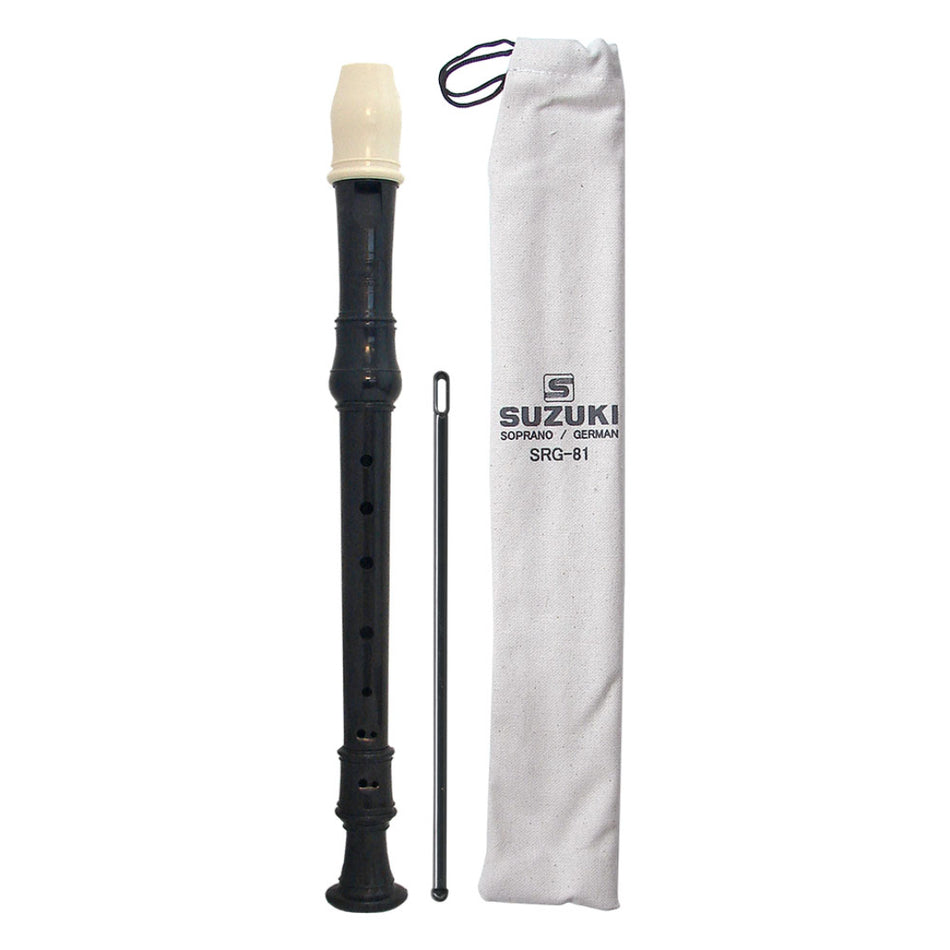 Suzuki SRG-81 – Soprano Recorder | 3-Piece | Baroque