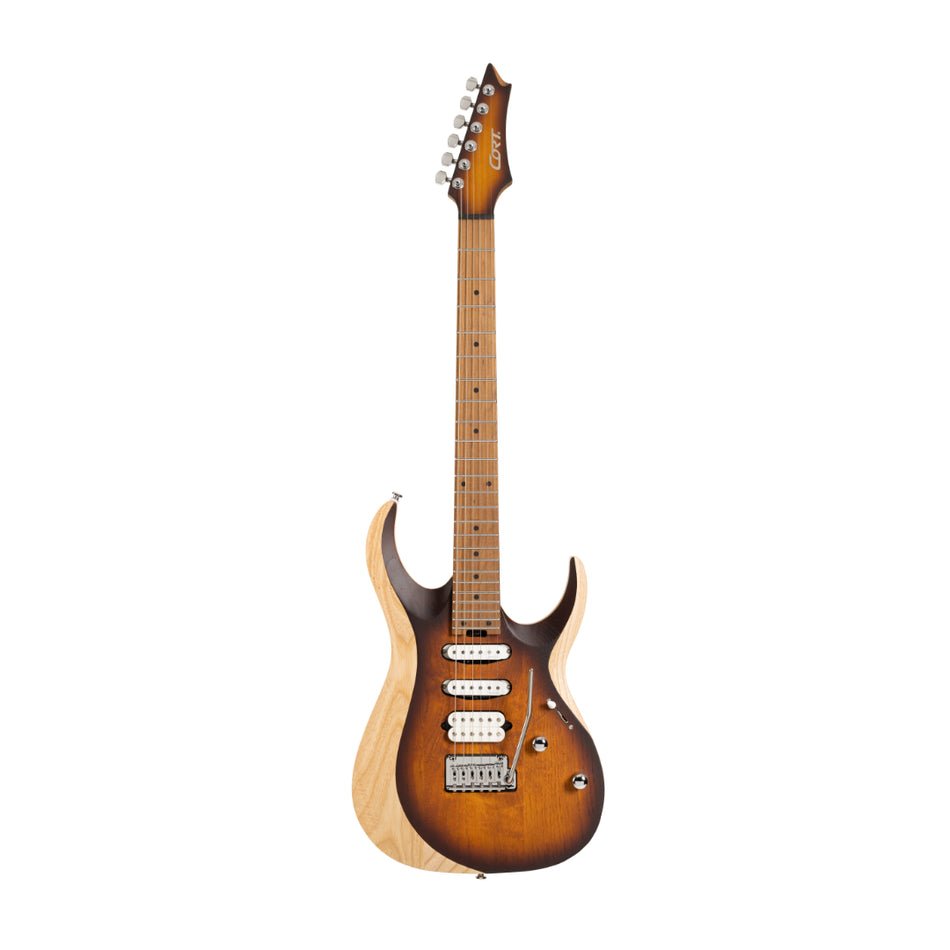 CORT X700 TRIALITY W/BAG-OPVB Electric Guitar | Open Pore Vintage Burst
