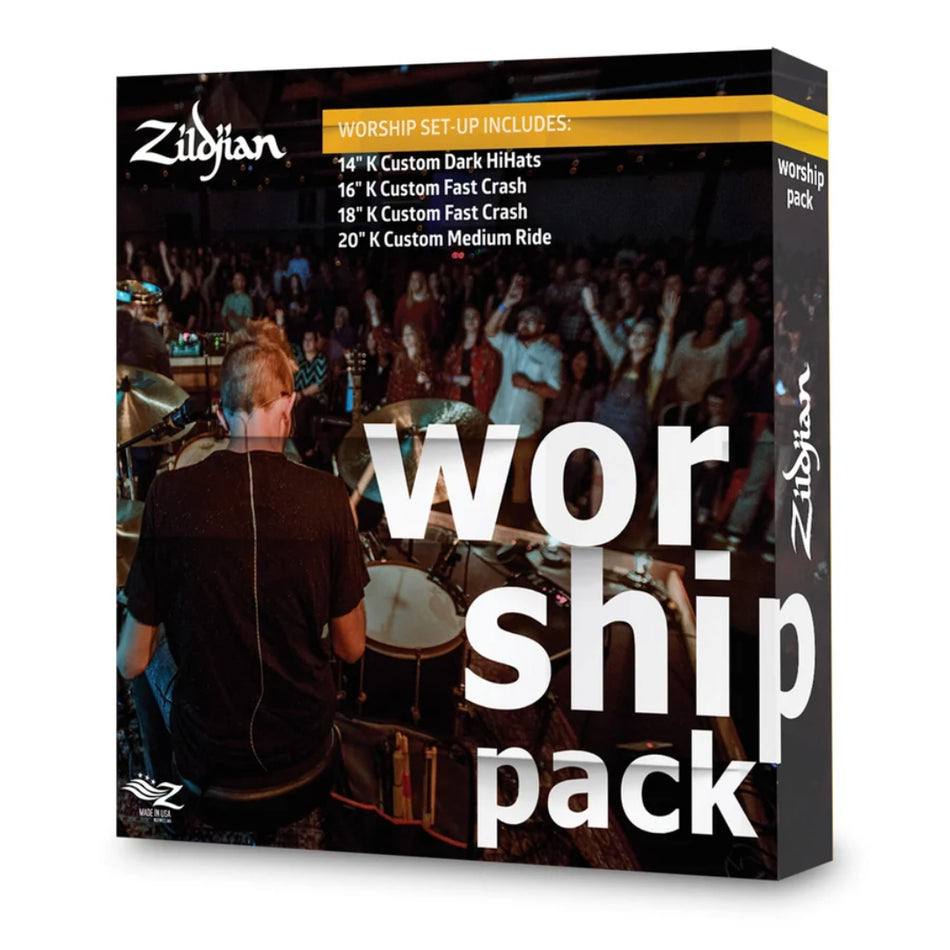 ZILDJIAN KC0801W K Custom Worship Cymbal Pack